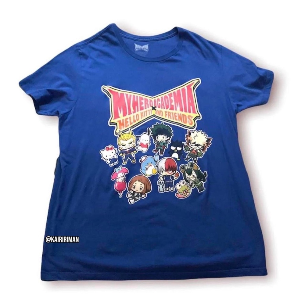 Hot Topic My Hero Academia x Hello Kitty and Friends Characters Shirt